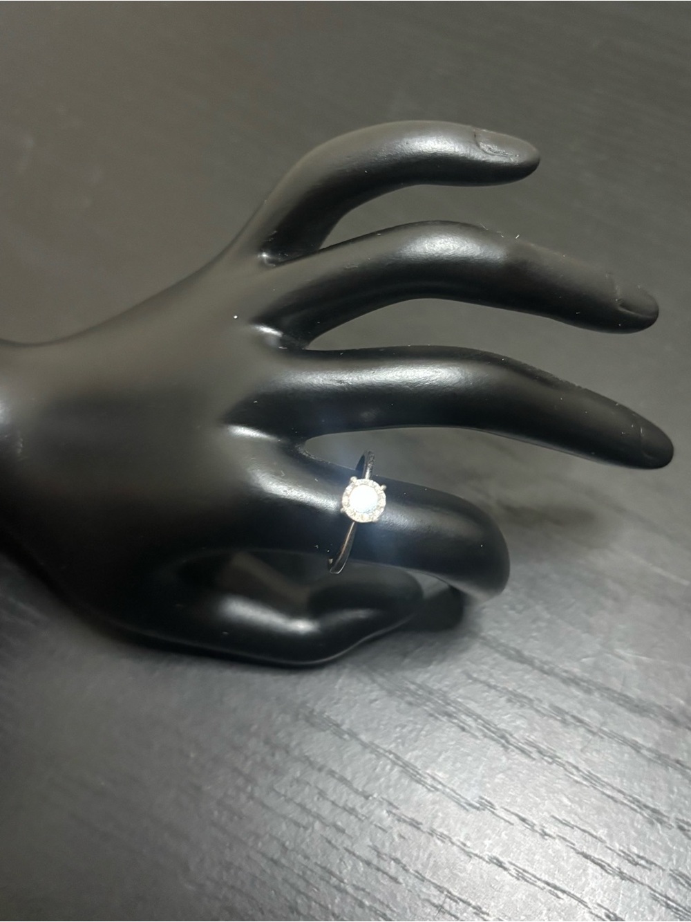 LaFonn 925 Sterling Silver CZ Solitaire Engagement Ring Size 7.75 2.58g